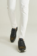 Men's Suede Leather Sneaker | Derimod Men's Suede Leather Sneaker | Derimod