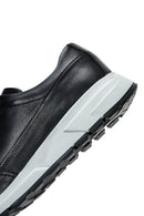 Erkek Siyah Deri Sneaker | Derimod Erkek Siyah Deri Sneaker | Derimod
