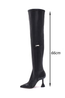 Women's Leather Goblet Heeled Boots | Derimod Women's Leather Goblet Heeled Boots | Derimod
