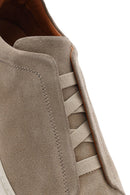 Erkek Bej Süet Deri Sneaker | Derimod Erkek Bej Süet Deri Sneaker | Derimod