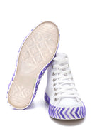Kadın Beyaz Bilekli Sneaker | Derimod Kadın Beyaz Bilekli Sneaker | Derimod
