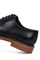 Men's Black Lace Up Leather Casual Shoes | Derimod Men's Black Lace Up Leather Casual Shoes | Derimod