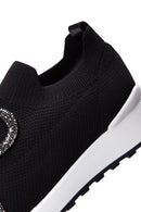 Women's Black Stone Sneaker | Derimod Women's Black Stone Sneaker | Derimod