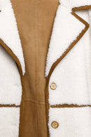 Tahoe Women's Beige Teddy Coat | Derimod Tahoe Women's Beige Teddy Coat | Derimod