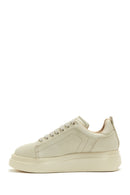 Women's Beige Thick Soled Sneaker | Derimod Women's Beige Thick Soled Sneaker | Derimod