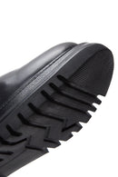 Women's Black Zippered Flat Casual Boots | Derimod Women's Black Zippered Flat Casual Boots | Derimod
