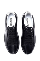 Men's Black Leather Sneaker | Derimod Men's Black Leather Sneaker | Derimod