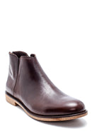 Men's Leather Back Zippered Classic Boots | Derimod Men's Leather Back Zippered Classic Boots | Derimod