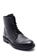 Men's Leather Zippered Boots | Derimod Men's Leather Zippered Boots | Derimod