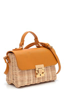 Women's Straw Shoulder Bag | Derimod Women's Straw Shoulder Bag | Derimod
