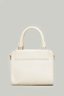 Ecru Women's Leather Handbag | Derimod Ecru Women's Leather Handbag | Derimod