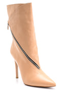 Women's Leather Heeled Boots | Derimod Women's Leather Heeled Boots | Derimod