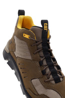 Caterpillar Men's Green Crail Sport Mid Nubuck Outdoor Boots | Derimod Caterpillar Men's Green Crail Sport Mid Nubuck Outdoor Boots | Derimod