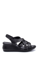 Women's Leather Thick Soled Sandals | Derimod Women's Leather Thick Soled Sandals | Derimod
