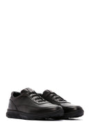 Erkek Siyah Deri Casual Sneaker | Derimod Erkek Siyah Deri Casual Sneaker | Derimod