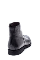 Men's Leather Zippered Classic Boots | Derimod Men's Leather Zippered Classic Boots | Derimod