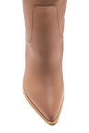Women's Leather Chain Heeled Boots | Derimod Women's Leather Chain Heeled Boots | Derimod