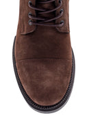 Men's Leather Nubuck Boots | Derimod Men's Leather Nubuck Boots | Derimod