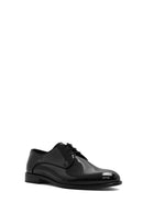 Men's Black Laced Patent Leather Classic Shoes | Derimod Men's Black Laced Patent Leather Classic Shoes | Derimod
