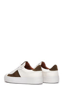 Kadın Bej Deri Sneaker | Derimod Kadın Bej Deri Sneaker | Derimod