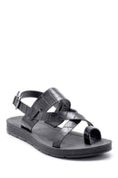 Women's Crocodile Patterned Sandals | Derimod Women's Crocodile Patterned Sandals | Derimod