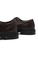 Men's Brown Lace-up Leather Classic Shoe | Derimod Men's Brown Lace-up Leather Classic Shoe | Derimod