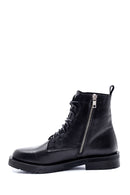Women's Zippered Leather Boots | Derimod Women's Zippered Leather Boots | Derimod