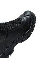 Men's Black Leather Boots | Derimod Men's Black Leather Boots | Derimod