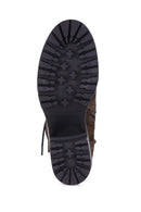 Women's Suede Leather Lace Up Boots | Derimod Women's Suede Leather Lace Up Boots | Derimod