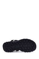 Men's Black Fabric Sandals | Derimod Men's Black Fabric Sandals | Derimod