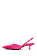 Women's Pink Pointed Toe Heeled Shoes | Derimod Women's Pink Pointed Toe Heeled Shoes | Derimod
