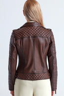 B-1002 Women's Leather Jacket | Derimod B-1002 Women's Leather Jacket | Derimod