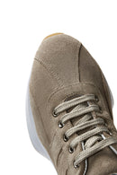 Women's Leather Suede Sneaker | Derimod Women's Leather Suede Sneaker | Derimod