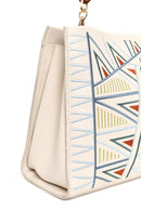 Woman Cream Long-Strap Printed Shoulder Bag | Derimod Woman Cream Long-Strap Printed Shoulder Bag | Derimod