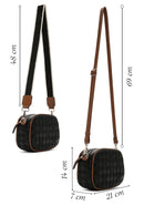Women's Black Long Strap Printed Crossbody Bag | Derimod Women's Black Long Strap Printed Crossbody Bag | Derimod