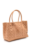 Women's Knitted Detailed Shoulder Bag | Derimod Women's Knitted Detailed Shoulder Bag | Derimod