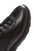 Erkek Siyah Deri Casual Sneaker | Derimod Erkek Siyah Deri Casual Sneaker | Derimod