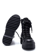 Women's Leather High Sole Boots | Derimod Women's Leather High Sole Boots | Derimod