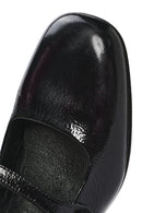 Women's Black Low Heel Patent Leather Ballerinas | Derimod Women's Black Low Heel Patent Leather Ballerinas | Derimod