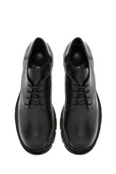 Women's Black Lace-Up Thick Heel Leather Masculine Classic Shoes | Derimod Women's Black Lace-Up Thick Heel Leather Masculine Classic Shoes | Derimod