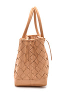 Women's Knitted Detailed Shoulder Bag | Derimod Women's Knitted Detailed Shoulder Bag | Derimod