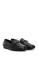 Kadın Siyah Deri Maskülen Loafer | Derimod Kadın Siyah Deri Maskülen Loafer | Derimod