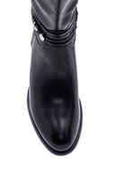 Women's Leather Buckle Detailed Boots | Derimod Women's Leather Buckle Detailed Boots | Derimod