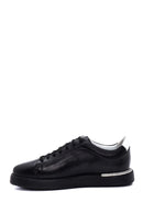 Men's Black Leather Sneaker | Derimod Men's Black Leather Sneaker | Derimod