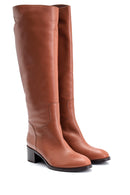 Women's Heeled Leather Boots | Derimod Women's Heeled Leather Boots | Derimod