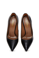 Women's Black Leather Stiletto | Derimod Women's Black Leather Stiletto | Derimod