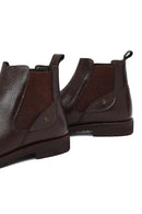 Male Brown Leather Casual Chelsea Boots | Derimod Male Brown Leather Casual Chelsea Boots | Derimod