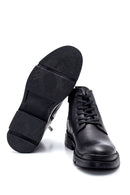 Men's Black Leather Zippered Casual Boots | Derimod Men's Black Leather Zippered Casual Boots | Derimod