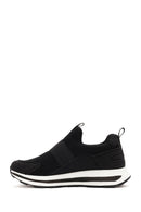 Erkek Siyah Kalın Tabanlı Kumaş Sneaker | Derimod Erkek Siyah Kalın Tabanlı Kumaş Sneaker | Derimod