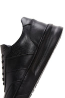 Men's Black Leather Sneaker | Derimod Men's Black Leather Sneaker | Derimod